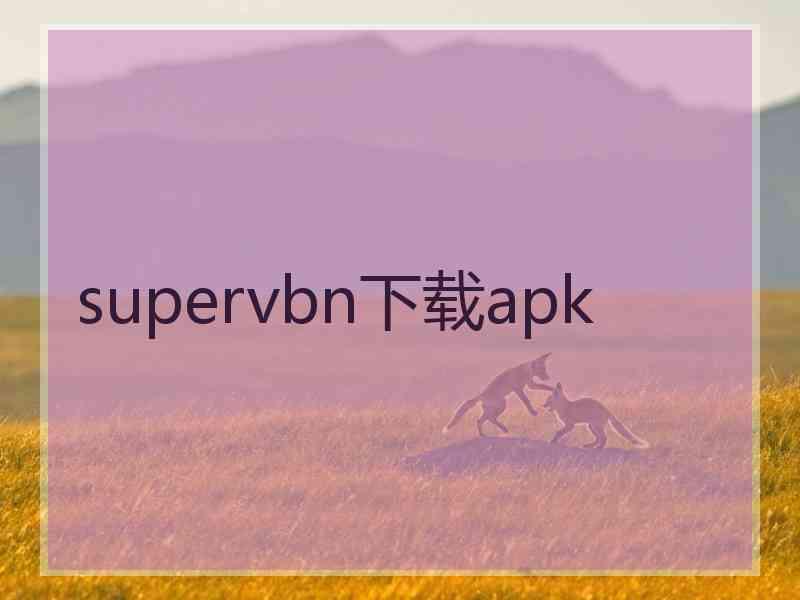 supervbn下载apk