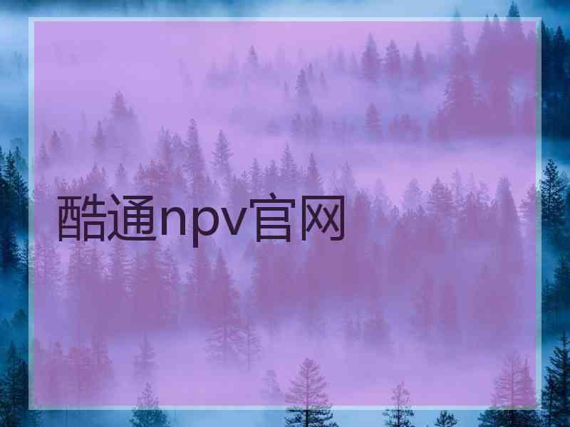 酷通npv官网