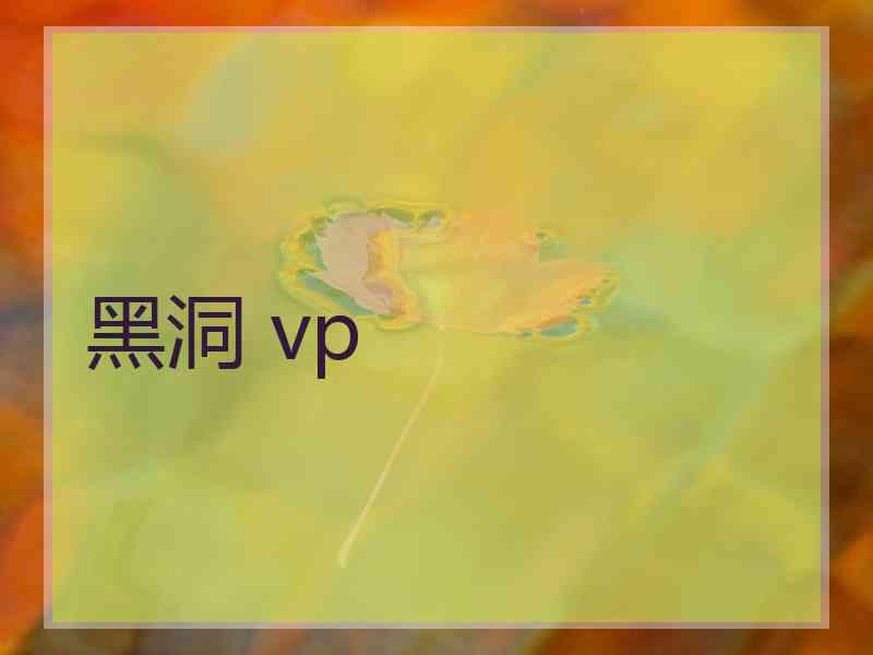 黑洞 vp