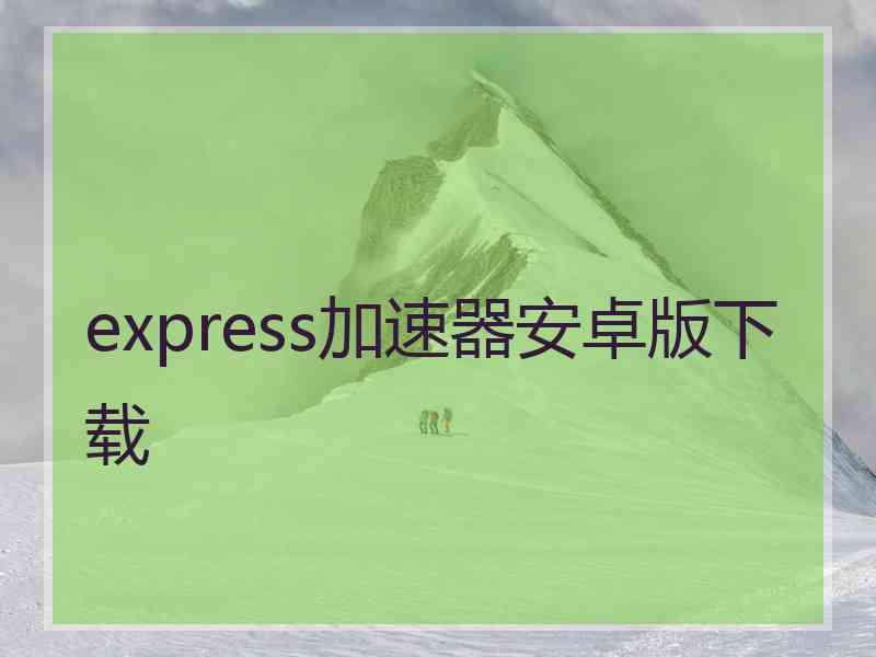 express加速器安卓版下载