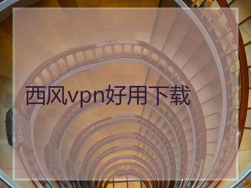 西风vpn好用下载