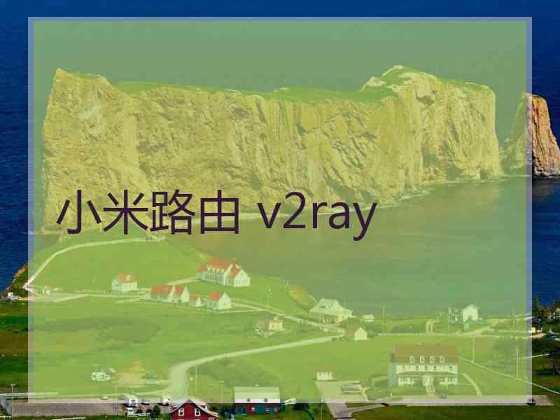 小米路由 v2ray