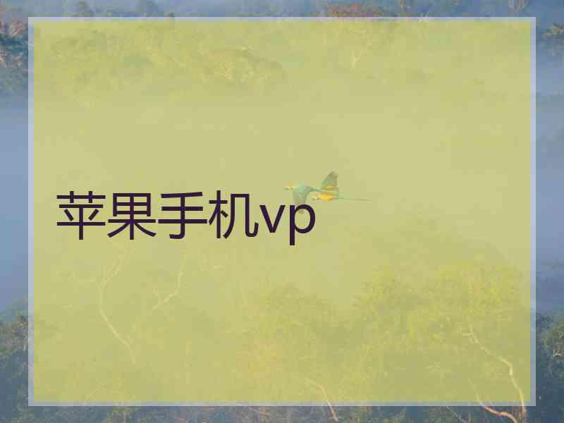 苹果手机vp