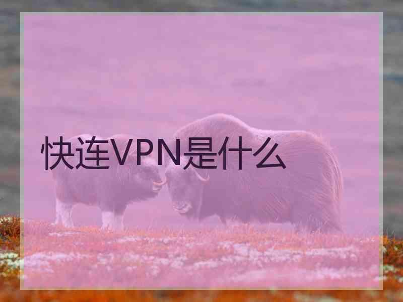 快连VPN是什么