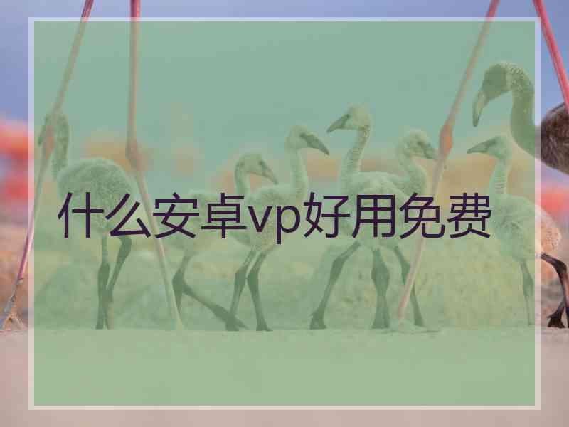 什么安卓vp好用免费