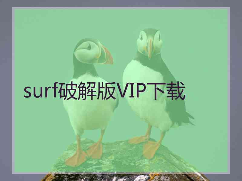 surf破解版VIP下载