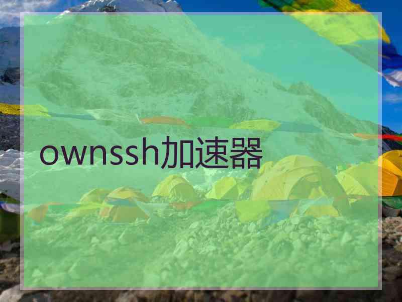 ownssh加速器