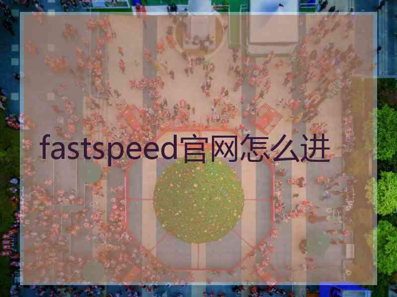 fastspeed官网怎么进