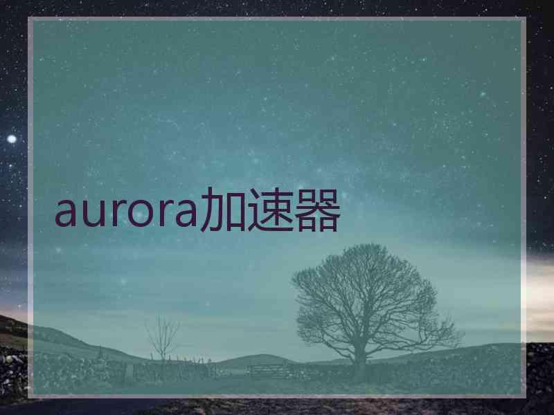 aurora加速器